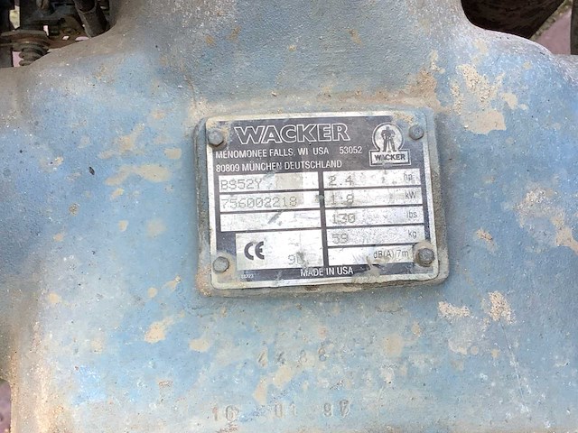 Wacker bs52y trilstamper - afbeelding 6 van  6