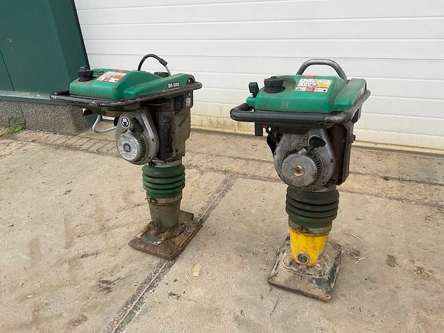 Wacker bs600 trilstamper (2x) - afbeelding 1 van  13