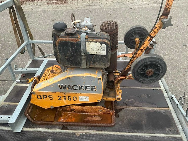 Wacker dps 2360 trilplaat met trilplaat aanhanger - afbeelding 3 van  24