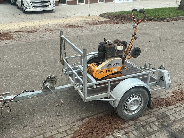 Wacker dps 2360 trilplaat met trilplaat aanhanger - afbeelding 18 van  24