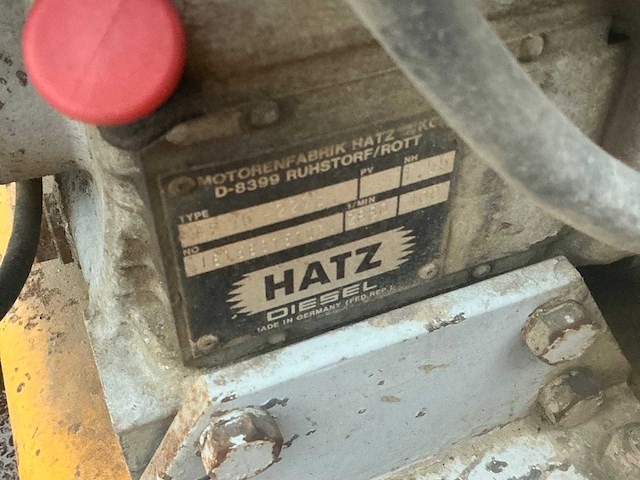 Wacker dps 2360 trilplaat met trilplaat aanhanger - afbeelding 9 van  24