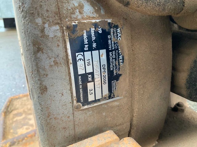 Wacker dps2050 trilplaat - afbeelding 5 van  5