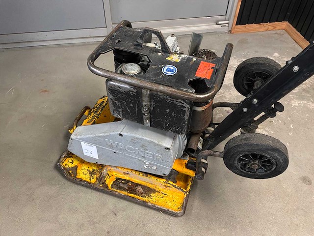 Wacker dps3060 diesel trilplaat 3000kg slagkracht - afbeelding 3 van  9