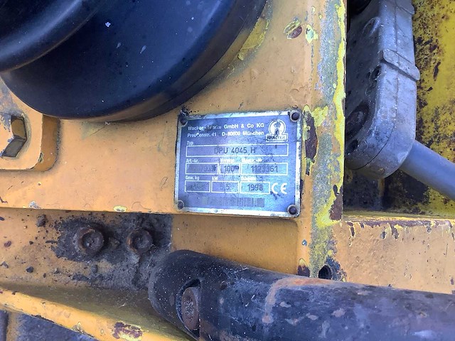 Wacker dpu 4045h trilplaat - afbeelding 4 van  4