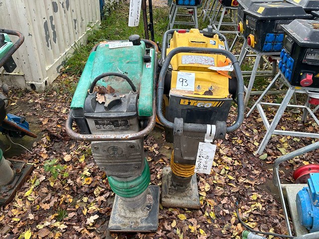 Wacker en bomag trilstamper (2x) - afbeelding 7 van  14