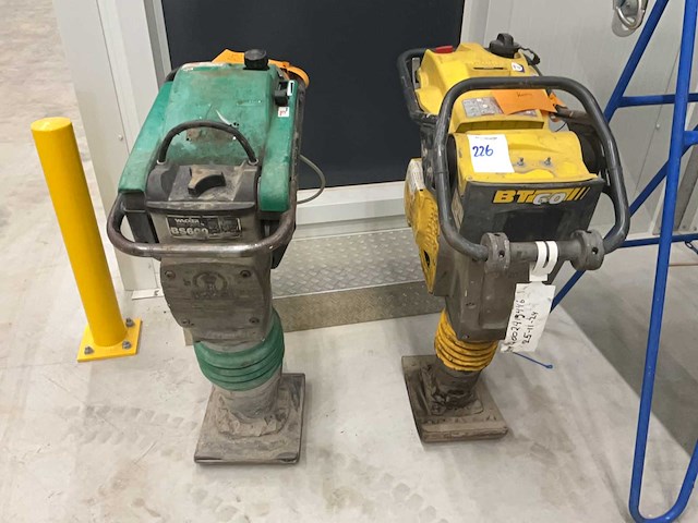 Wacker en bomag trilstamper (2x) - afbeelding 9 van  14