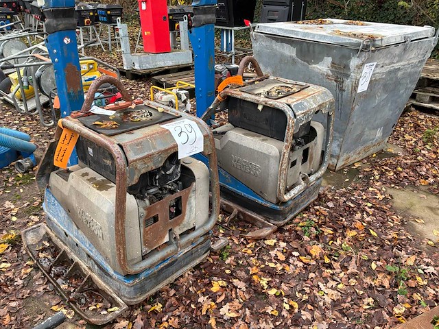 Wacker neusen trilplaat (2x) - afbeelding 1 van  8