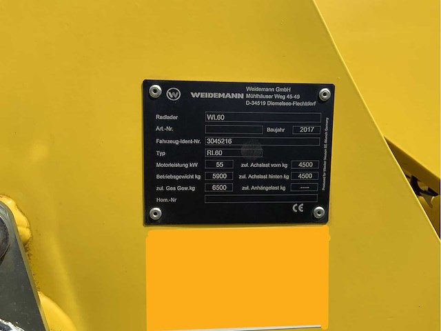 Wacker-neuson - 2017 - wl60 - shovel - afbeelding 2 van  26