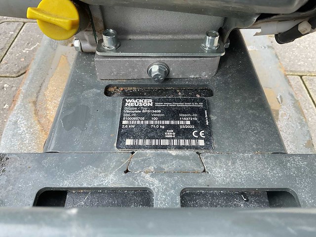 Wacker neuson bps1340b trilplaat - afbeelding 4 van  10