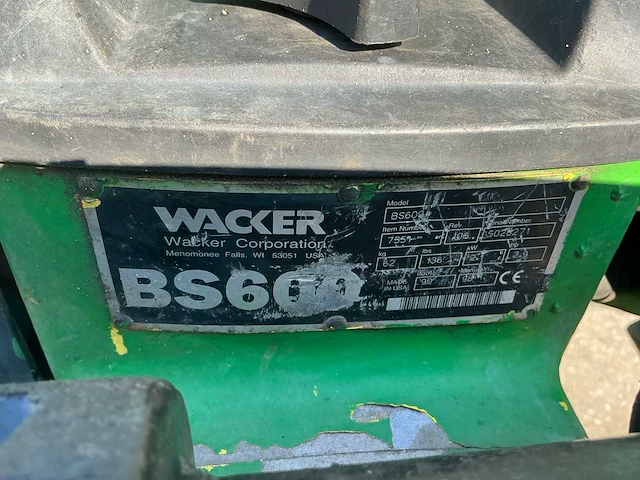 Wacker neuson bs50-4 // bs 600 trilstamper - afbeelding 11 van  13