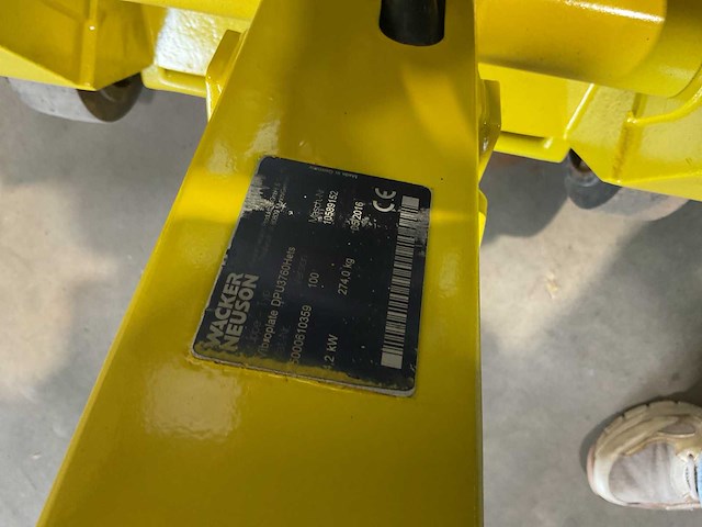 Wacker neuson dpu3760 trilplaat - afbeelding 4 van  5