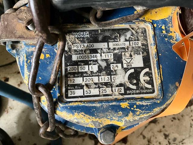 Wacker neuson pts3.400 dompelpomp - afbeelding 4 van  4