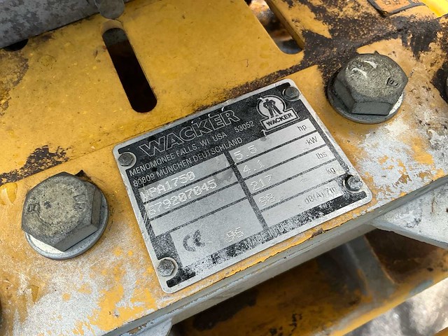 Wacker upa1750 trilplaat - afbeelding 8 van  8