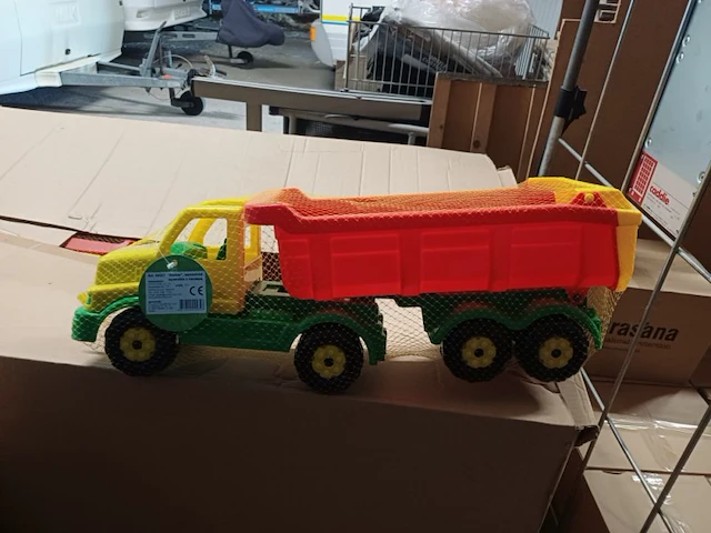 Wader grote zand kiep vragwagen 1 x - afbeelding 4 van  7