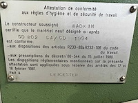 Wadkin - 1994 - gd 802 - vierzijdige profileer- en schaafmachine - afbeelding 2 van  10