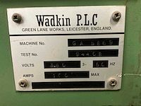 Wadkin ga 5869 vierzijdige schaafmachine - afbeelding 10 van  13