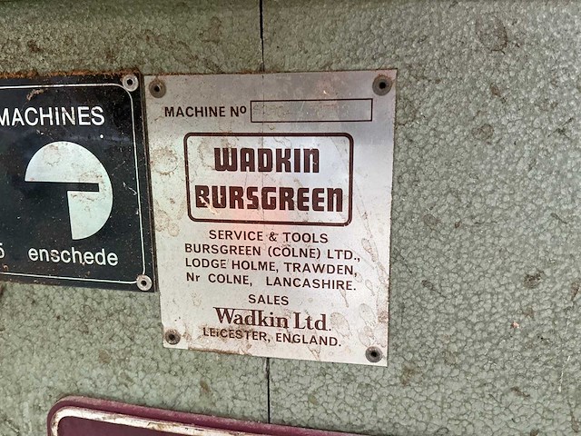 Wadkin vlakbank - afbeelding 5 van  11