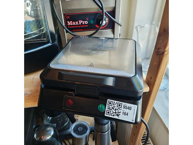 Wafelijzer, gourmet maxx, zwart - afbeelding 2 van  3