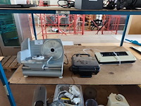 Wafelijzer, kleine vleesmachine , vacuummachine silvercrest (15,16,18)