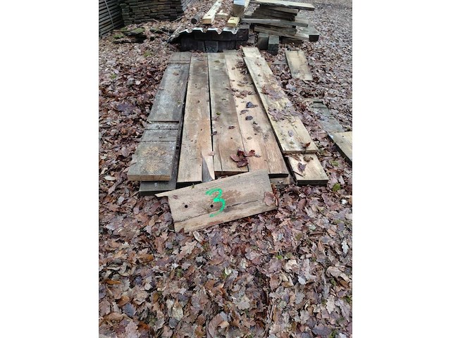 Wagenbodem - hout - afbeelding 1 van  3