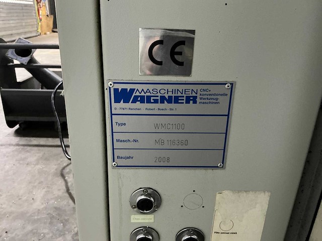 Wagner - 2008 - wmc-1100 - verticale machinecentra - afbeelding 5 van  14