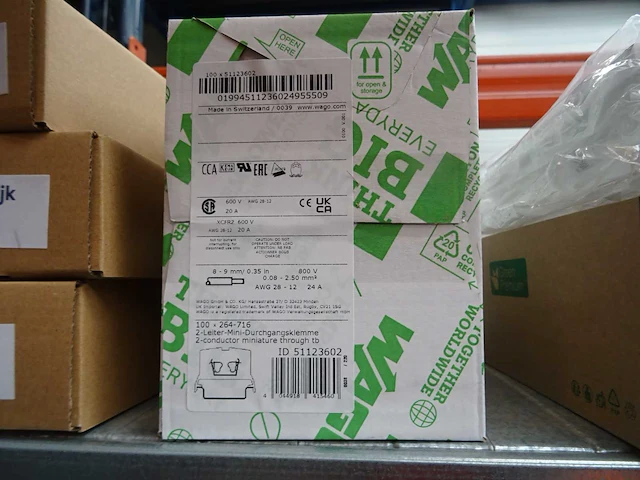 Wago - 264-716 - verbindingsrijgklem (600x) - afbeelding 2 van  2