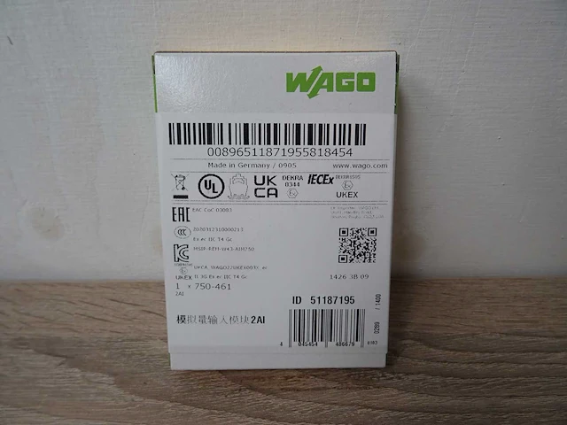 Wago - 750-461 - analoge plc-ingangsmodule - afbeelding 2 van  2