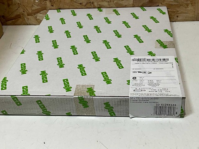 Wago 721-605/114-000 male steker met snap-in flenzen (50x) - afbeelding 2 van  5