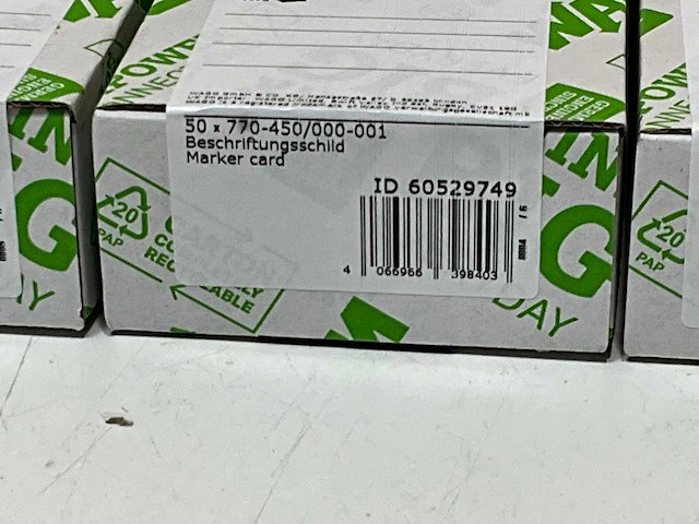 Wago 770-450/000-001 serie 770 codering rijgklem (150x) - afbeelding 2 van  2