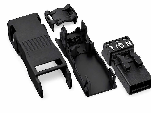 Wago h-distributor f-mf 3-pole sw.+locking clip - 770-635 - afbeelding 2 van  6