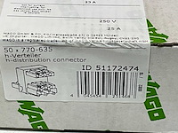 Wago h-distributor f-mf 3-pole sw.+locking clip - 770-635 - afbeelding 6 van  6