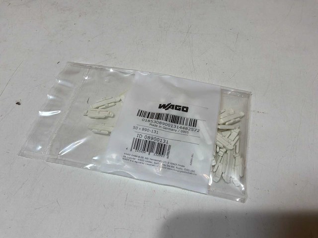 Wago vergrendelclip mini wit - 890-131 (500x) - afbeelding 3 van  4