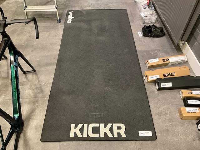 Wahoo kickr fiets indoormat (3x) - afbeelding 1 van  3