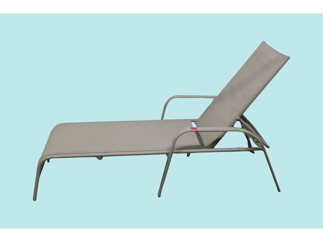 Wakefield ligbed hanoi taupe 167 cm - afbeelding 5 van  6