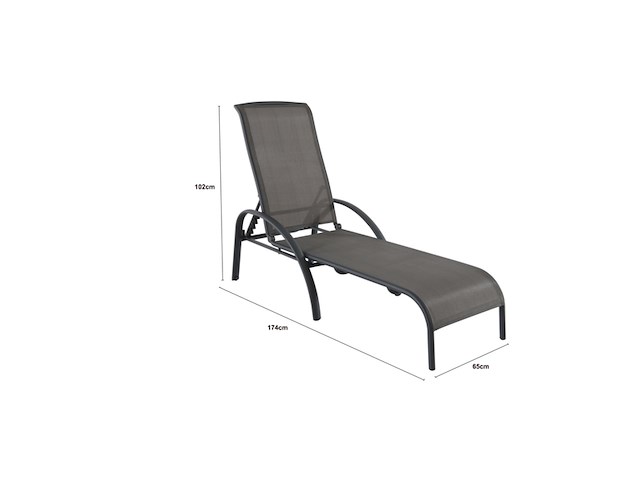 Wakefield ligbed toledo grijs - afbeelding 2 van  5