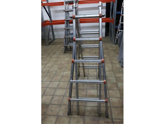 Wakü telescoopladder 102 - afbeelding 1 van  9