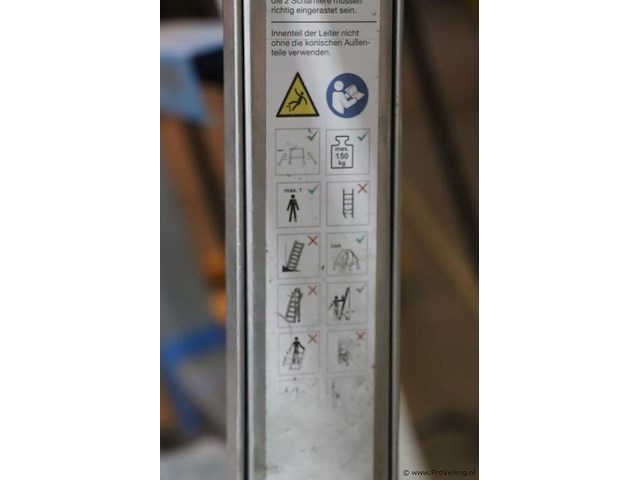 Wakü telescoopladder 102 - afbeelding 8 van  9