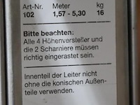 Wakü telescoopladder 102 - afbeelding 6 van  8