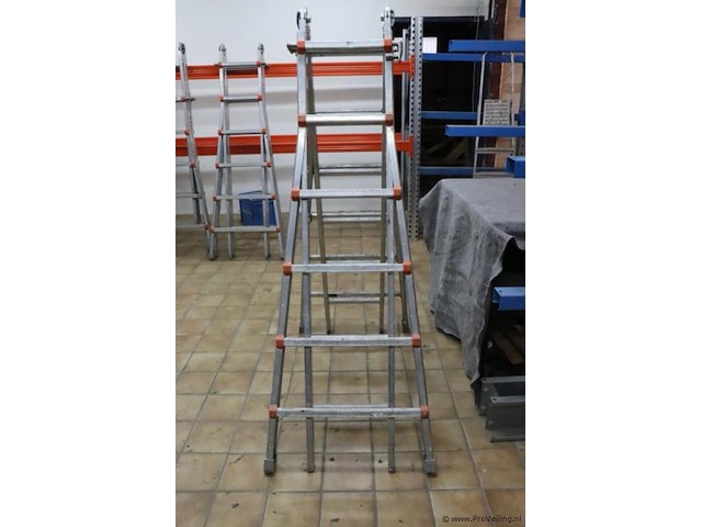 Wakü telescoopladder 103 - afbeelding 1 van  9