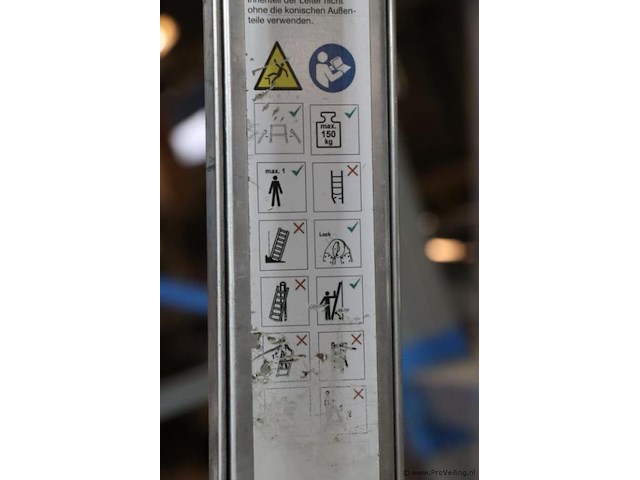 Wakü telescoopladder 103 - afbeelding 8 van  9