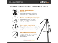 Walimex pro ei9901 videopro statief 138cm - afbeelding 3 van  6