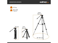 Walimex pro ei9901 videopro statief 138cm - afbeelding 4 van  6