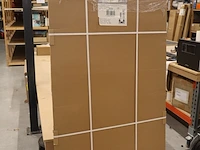 Walk-in douchewand allibert, milton, zwart glas - afbeelding 3 van  4
