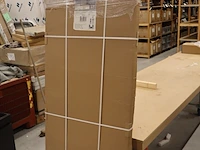 Walk-in douchewand allibert, milton, zwart glas - afbeelding 4 van  4