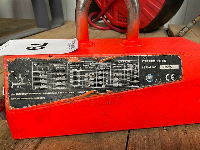Walker magnetics neo500 bux hijsmagneet - afbeelding 3 van  3