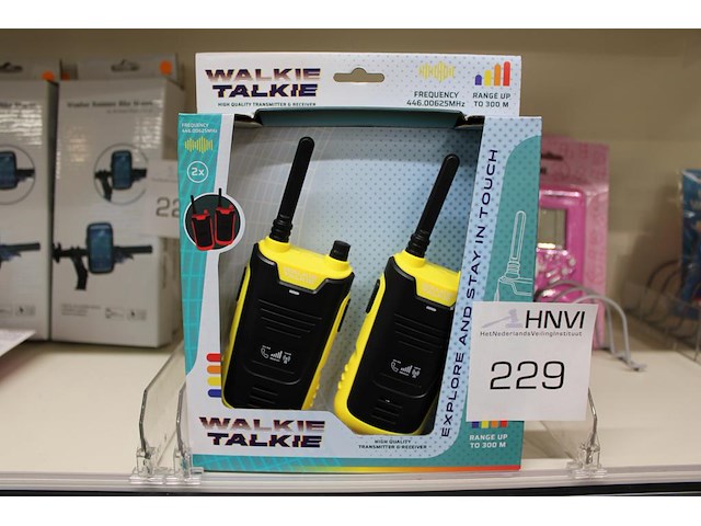 Walkie talkie set . bereik ca. 300 meter - afbeelding 1 van  1