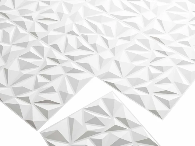 Wallart - puck - 3d wandpaneel - wandtegel - 162 m2 - 648 stuks - afbeelding 1 van  10