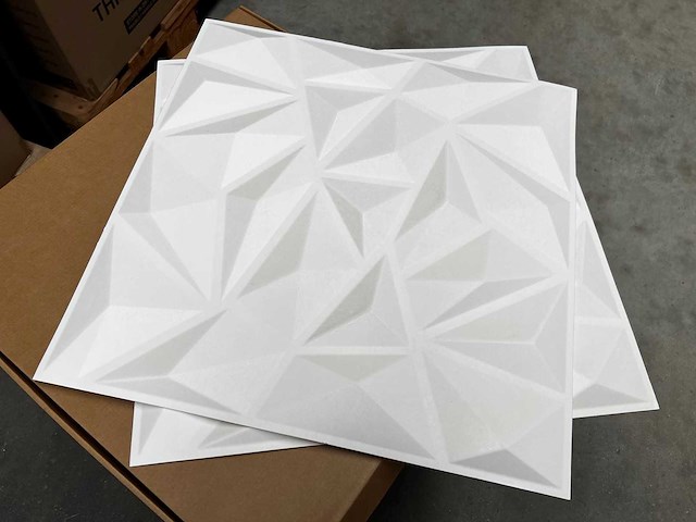 Wallart - puck - 3d wandpaneel - wandtegel - 162 m2 - 648 stuks - afbeelding 1 van  10