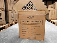 Wallart - puck - 3d wandpaneel - wandtegel - 162 m2 - 648 stuks - afbeelding 3 van  3