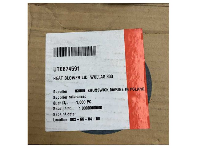 Wallas 220 heat blower lid for diesel and electric stove - afbeelding 7 van  7